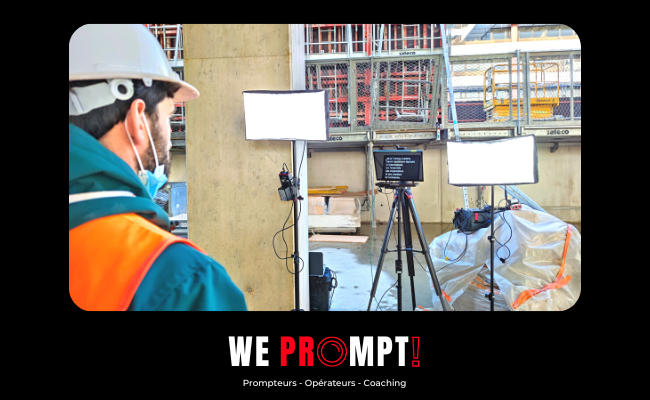 We Prompt ! Location de prompteur avec opérateur Paris 75 et île de France