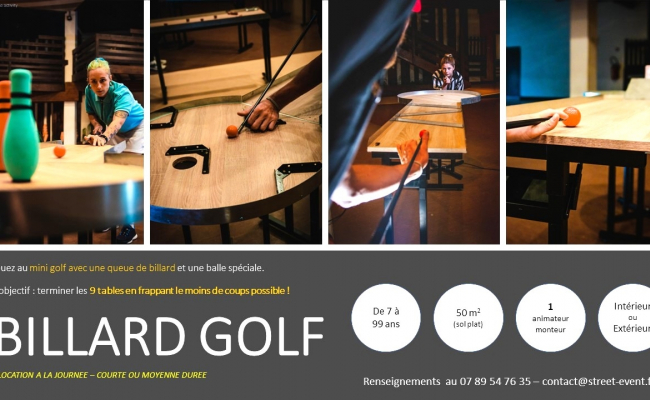 Porte-carte de jeu pour minigolf : Devis sur Techni-Contact - Parcours mini  golf